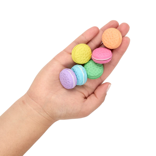 Radiere parfumate Macarons - Set de 6 - Ooly