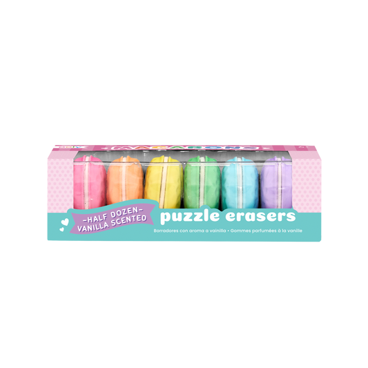 Radiere parfumate Macarons - Set de 6 - Ooly