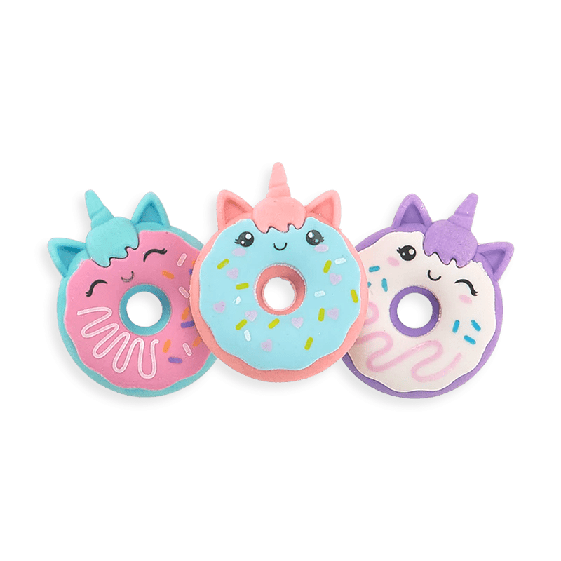 Radiere parfumate Unicorn Donuts - Set de 3 - Ooly - Publisol.ro