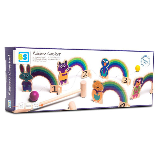 Rainbow Cricket, din lemn, BS Toys - Publisol.ro