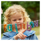 Rainbow Glitter, set litere cu sclipici, TickiT - Publisol.ro