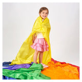 Rainbow Habutae, set 7 bucati de material colorat, TickiT - Publisol.ro