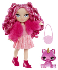 Rainbow high littles papusa magenta monroe, MGA - Publisol.ro
