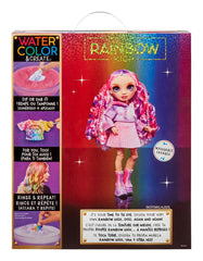 Rainbow high watercolor create papusa ochi mov, MGA - Publisol.ro