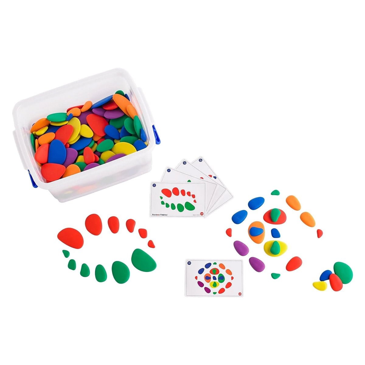 Rainbow Pebbles, Classroom Set, 299 piese, Edx Education - Publisol.ro