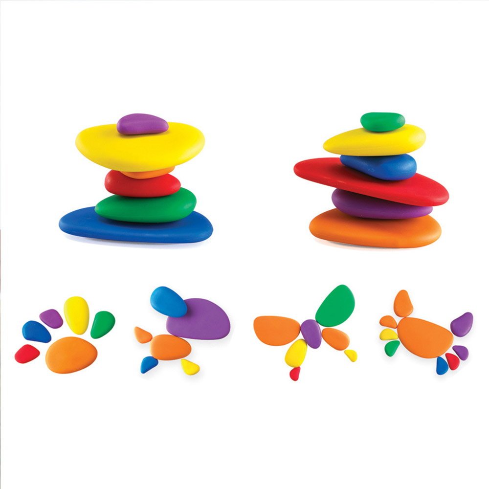 Rainbow Pebbles, set 36 pietricele cu activitati, Edx Education - Publisol.ro