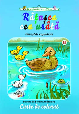 Ratusca cea urata - carte de colorat, de Prestige - Publisol.ro