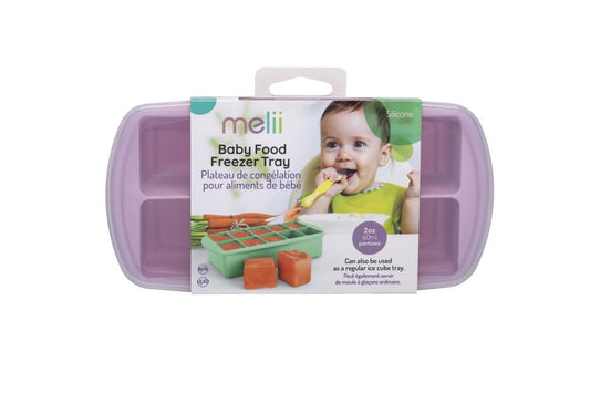 Recipient refrigerare hrana bebe, roz 59 ml x 10 cub, Melii - Publisol.ro