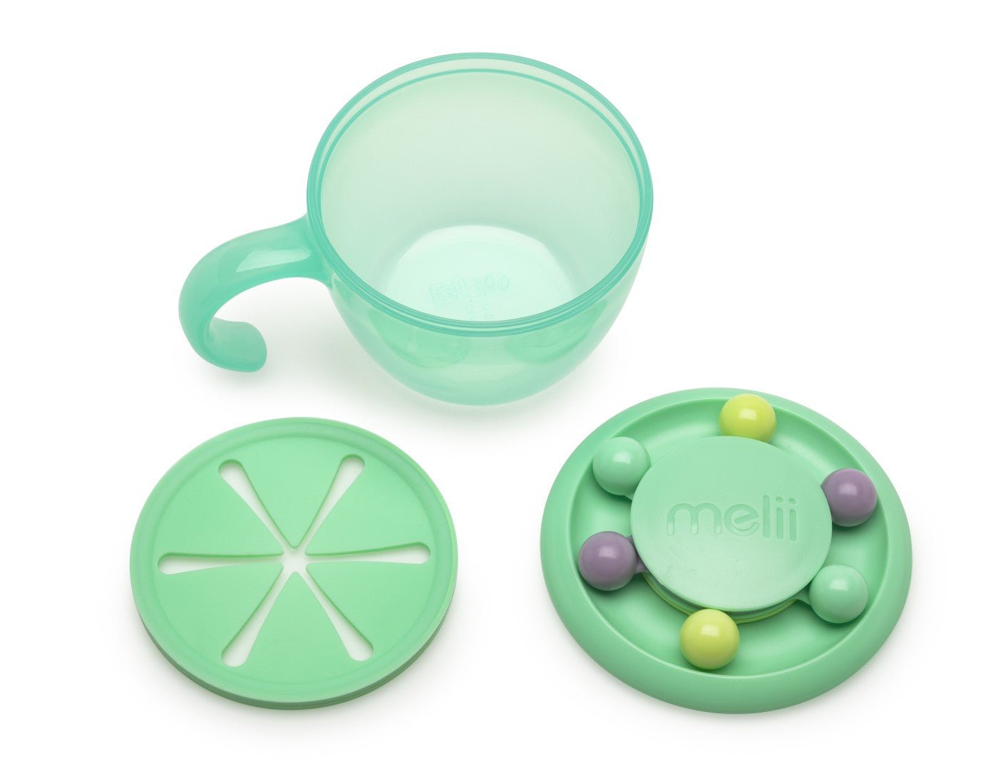 Recipient snack abacus, mint, Melii - Publisol.ro