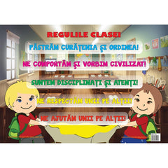 Plansa - Regulile clasei (plansa 50x70cm), de Colectiv Ars Libri