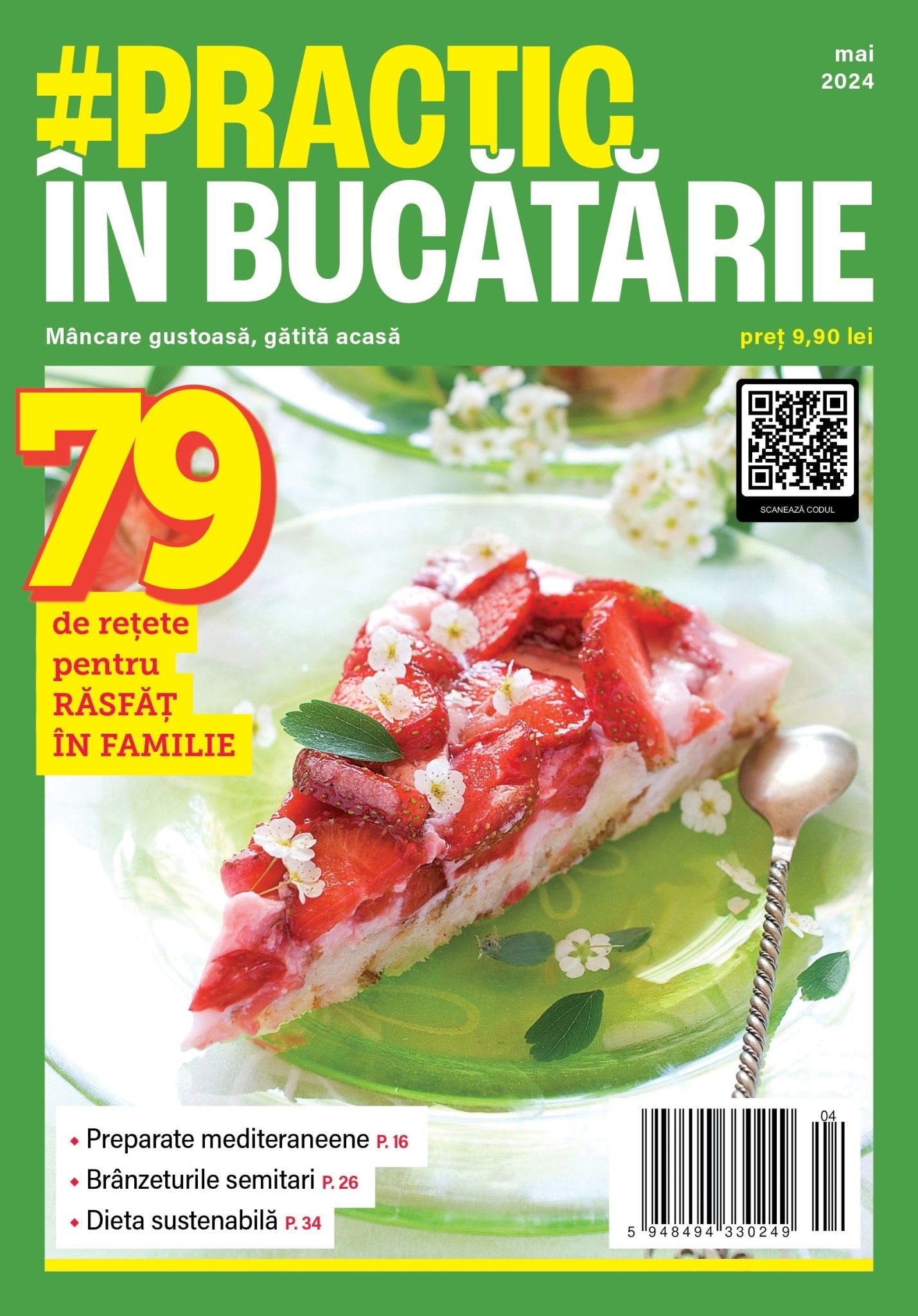 Coperta revistei #Practic in bucatarie mai 2024