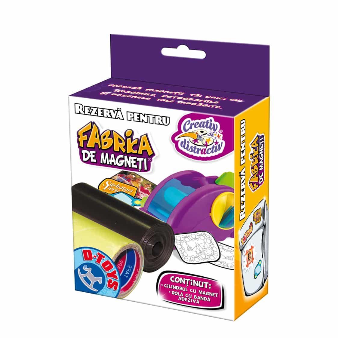 Rezerva pentru setul Fabrica de Magneti, D - Toys - Publisol.ro