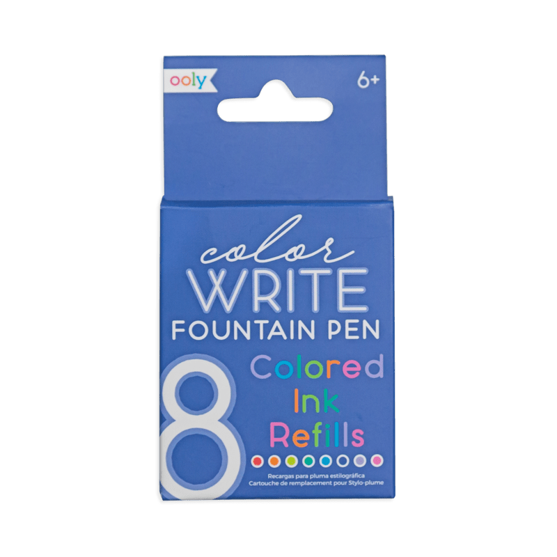 Rezerve Color Write pentru stilouri - set 8 culori - Ooly - Publisol.ro