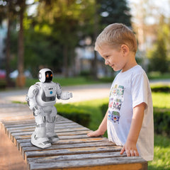Robot electronic cu radiocomanda prοgramm a bot x, AS - Publisol.ro