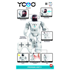 Robot electronic cu radiocomanda prοgramm a bot x, AS - Publisol.ro