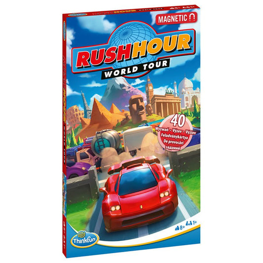 Rush Hour World Tour, joc de logica magnetic, lb. romana, Thinkfun - Publisol.ro