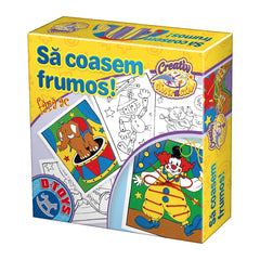 Sa coasem frumos fara ac - Set creativ, D - Toys - Publisol.ro