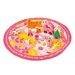 Sacul cu basme, din lemn premium - Fairy Tale Story Bag - 16 piese - Tender Leaf Toys - Publisol.ro