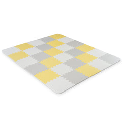 Saltea de joaca Kinderkraft luno, spuma, yellow - Publisol.ro