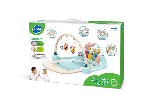 Salteluta de joaca interactiva pentru bebelusi 4 in 1 - Publisol.ro