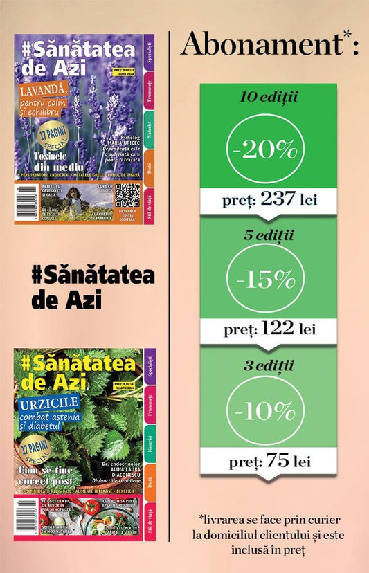 #Sanatatea de azi - Abonament - Publisol.ro