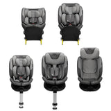 Scaun auto Kinderkraft i - fix, i - size 40 - 150 cm, cool grey - Publisol.ro