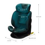 Scaun auto Kinderkraft i - fix, i - size 40 - 150 cm, harbor blue - Publisol.ro