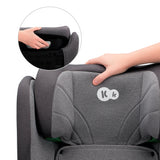 Scaun auto Kinderkraft junior fix2 i - size, 100 - 150 cm, rocket grey - Publisol.ro