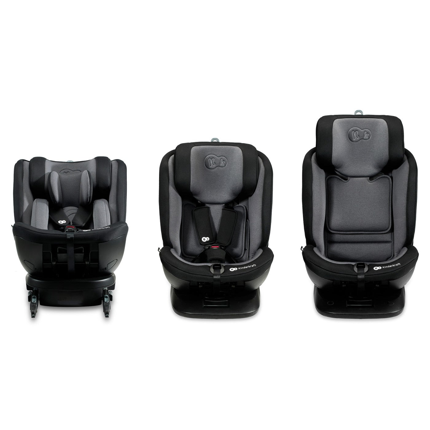 Scaun auto Kinderkraft xpedition 2 i - size 40 - 150 cm, black - Publisol.ro