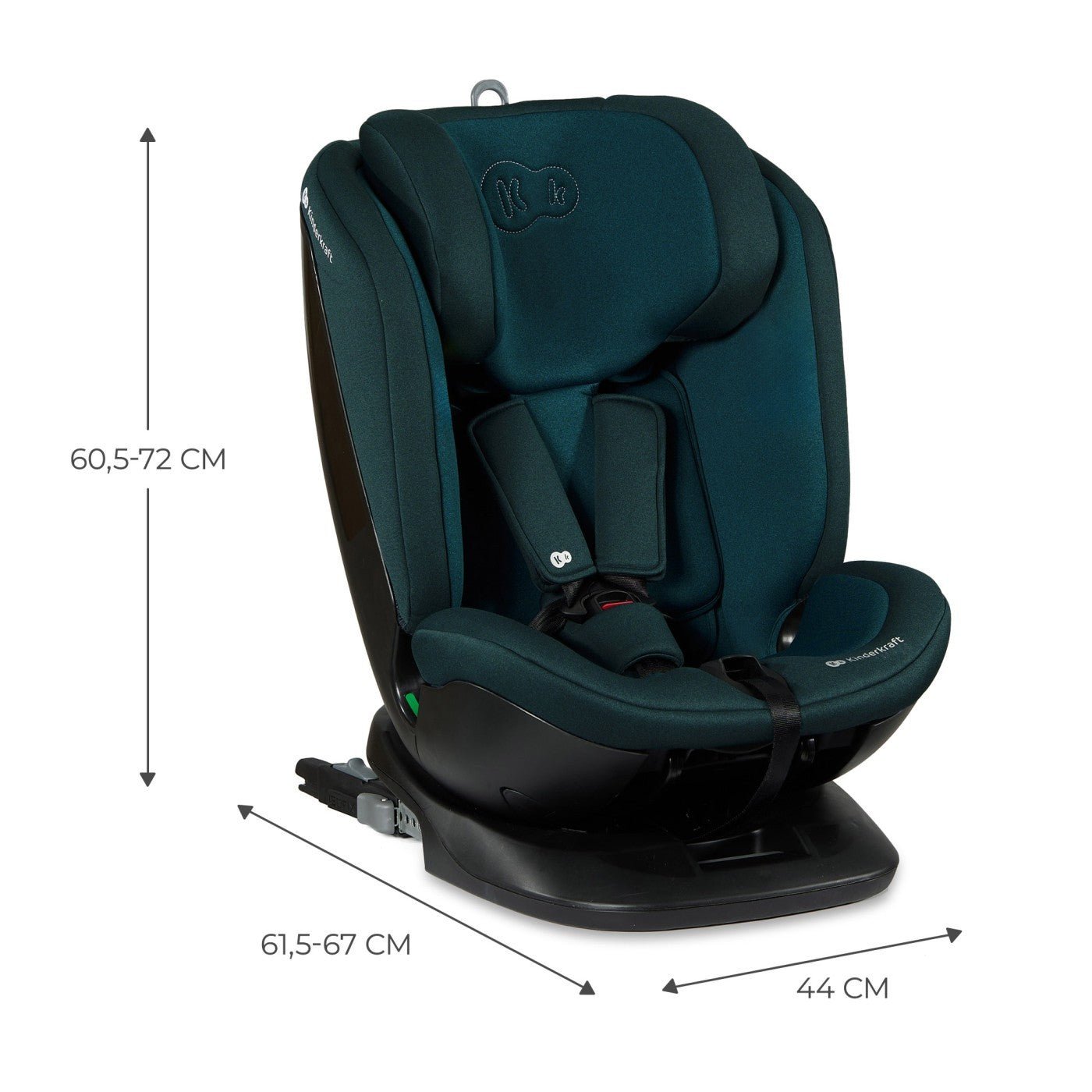 Scaun auto Kinderkraft xpedition 2 i - size 40 - 150 cm, blue - Publisol.ro