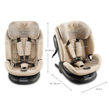 Scaun auto Kinderkraft xpedition 3 i - size 40 - 150 cm, beige - Publisol.ro