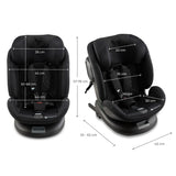 Scaun auto Kinderkraft xpedition 3 i - size 40 - 150 cm, black - Publisol.ro