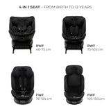 Scaun auto Kinderkraft xpedition 3 i - size 40 - 150 cm, black - Publisol.ro