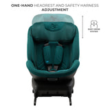 Scaun auto Kinderkraft xpedition 3 i - size 40 - 150 cm, green - Publisol.ro