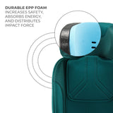 Scaun auto Kinderkraft xpedition 3 i - size 40 - 150 cm, green - Publisol.ro