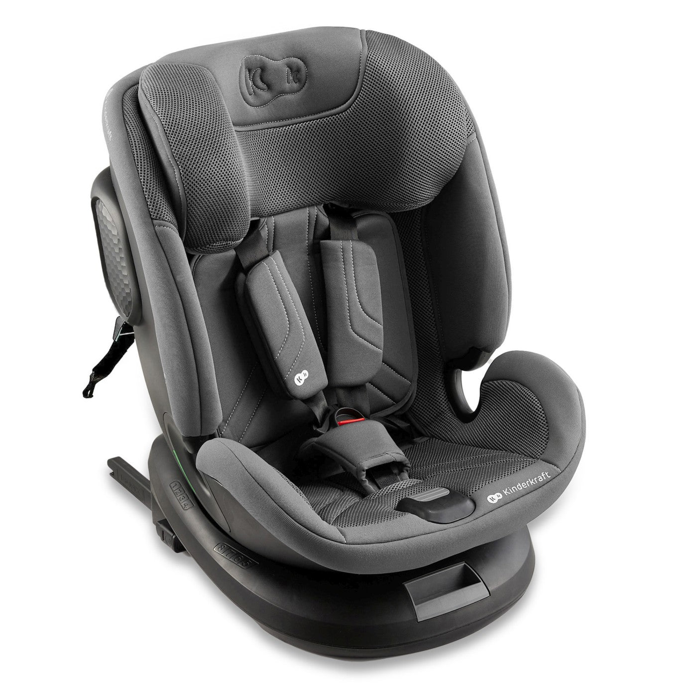 Scaun auto Kinderkraft xpedition 3 i - size 40 - 150 cm, grey - Publisol.ro