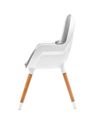 Scaun de masa Kinderkraft fini, 2 in 1, grey - Publisol.ro