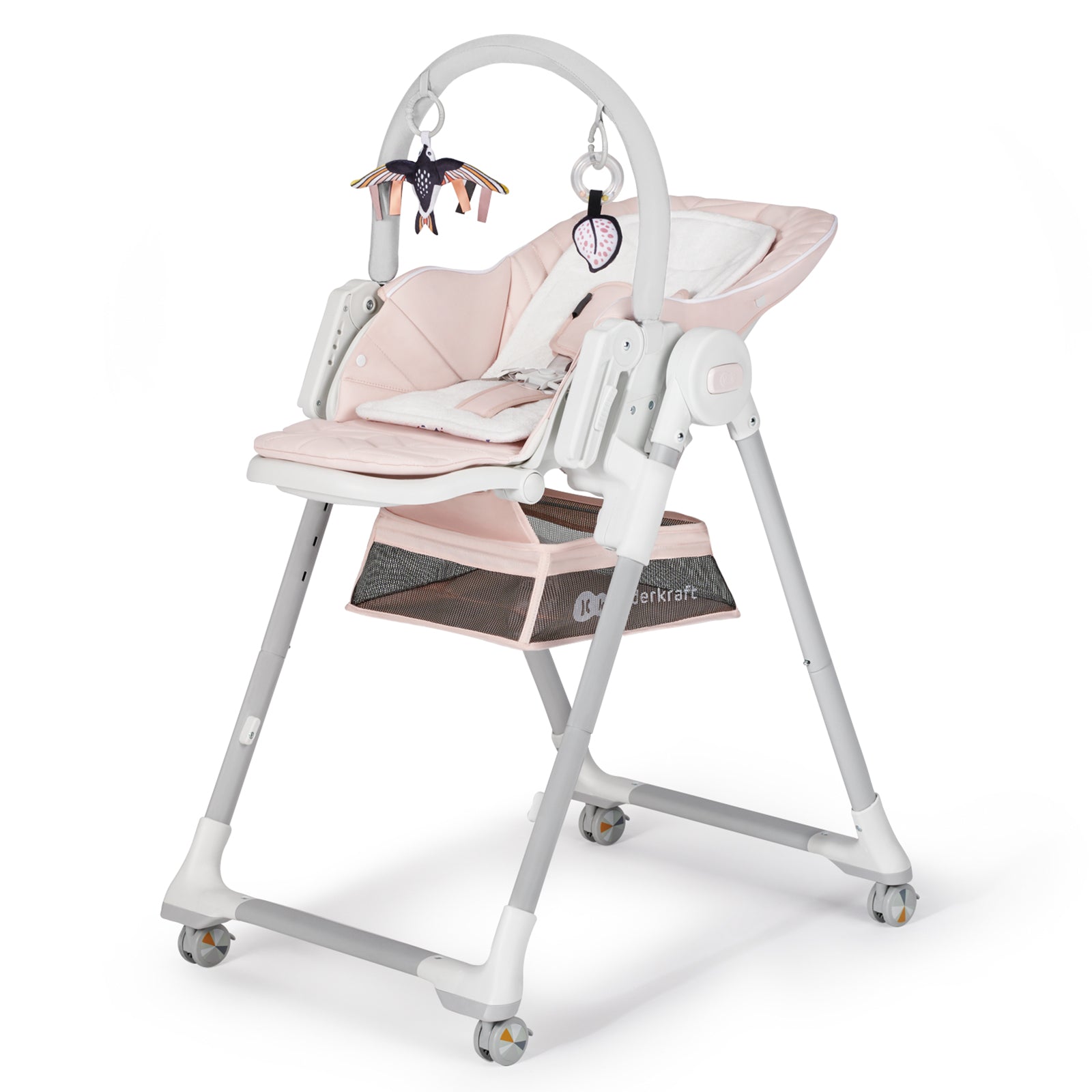 Scaun de masa Kinderkraft lastree, 2 in 1, transformabil, pink - Publisol.ro