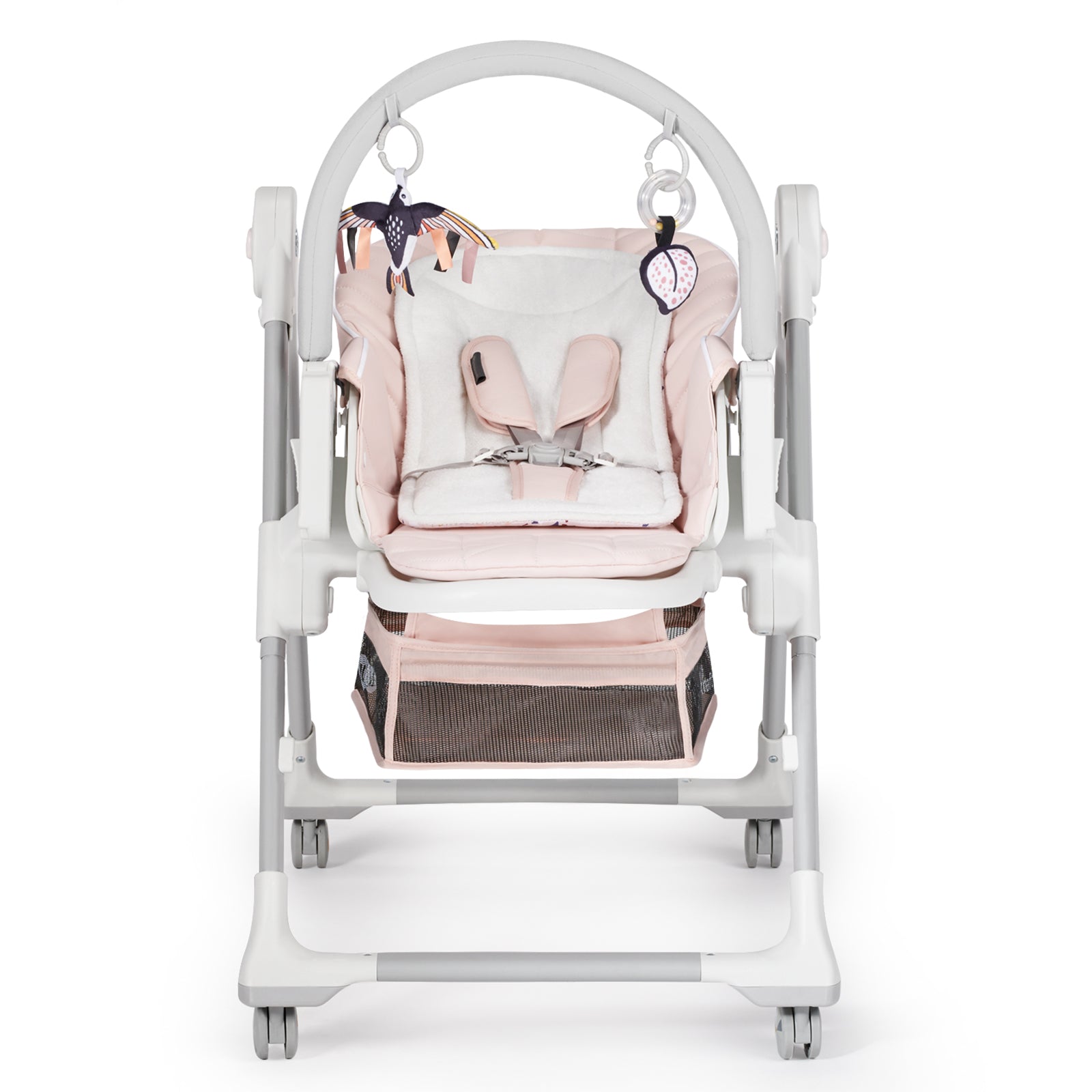 Scaun de masa Kinderkraft lastree, 2 in 1, transformabil, pink - Publisol.ro