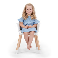 Scaun de masa Kinderkraft sienna, 2 in 1, grey - Publisol.ro