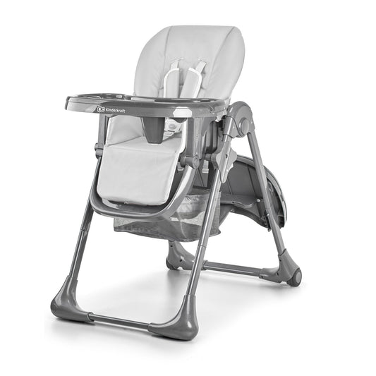Scaun de masa Kinderkraft tastee, pliabil, grey - Publisol.ro