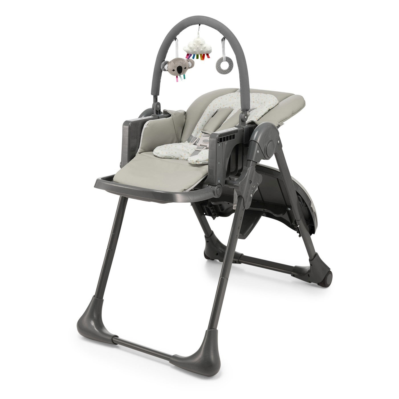 Scaun de masa Kinderkraft tummie, pliabil, grey - Publisol.ro