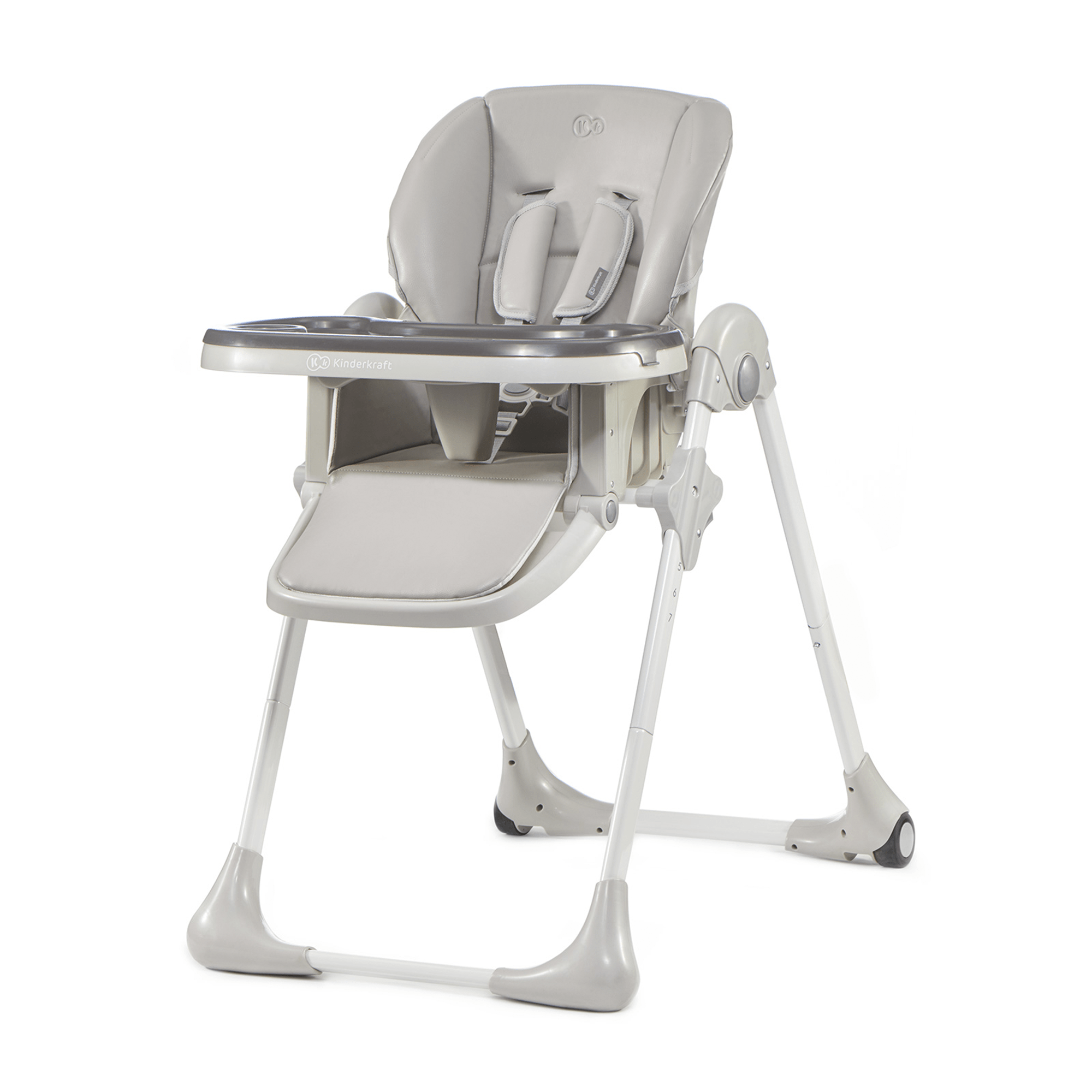 Scaun de masa Kinderkraft yummy pliabil, grey - Publisol.ro