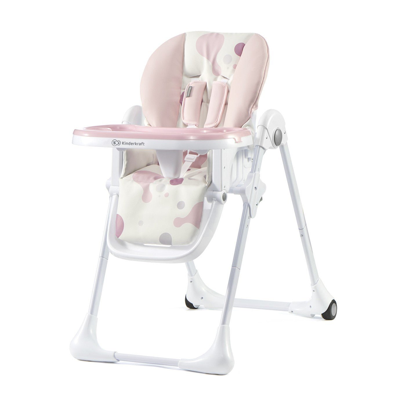 Scaun de masa Kinderkraft yummy pliabil, pink - Publisol.ro