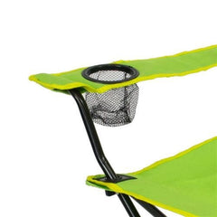 Scaun pentru camping, verde deschis galben - boppi - Publisol.ro