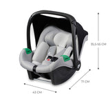 Scoica auto i - size, 40 - 75 cm mink pro, grey - Publisol.ro
