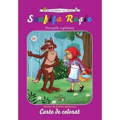 Scufita Rosie - carte de colorat, de Prestige - Publisol.ro