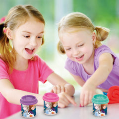 Set 10 borcanase de plastilina frozen in ambalaj de carton, AS - Publisol.ro