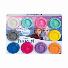Set 10 borcanase de plastilina frozen in ambalaj de carton, AS - Publisol.ro