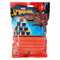 Set 10 borcanase de plastilina spiderman in punga de plastic, AS - Publisol.ro